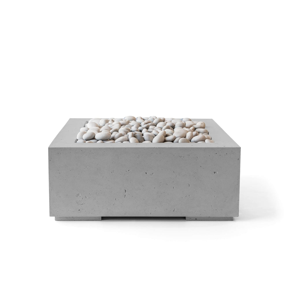 HPC Alea Lightweight Concrete Square Fire Pit