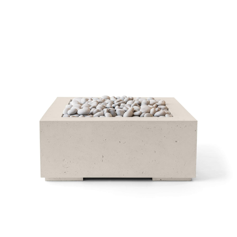 HPC Alea Lightweight Concrete Square Fire Pit