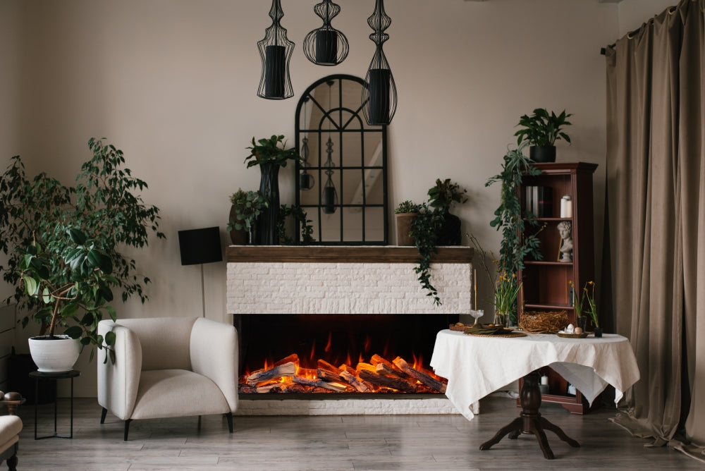 Amantii LumaForest 3-Sided Built-In Electric Fireplace
