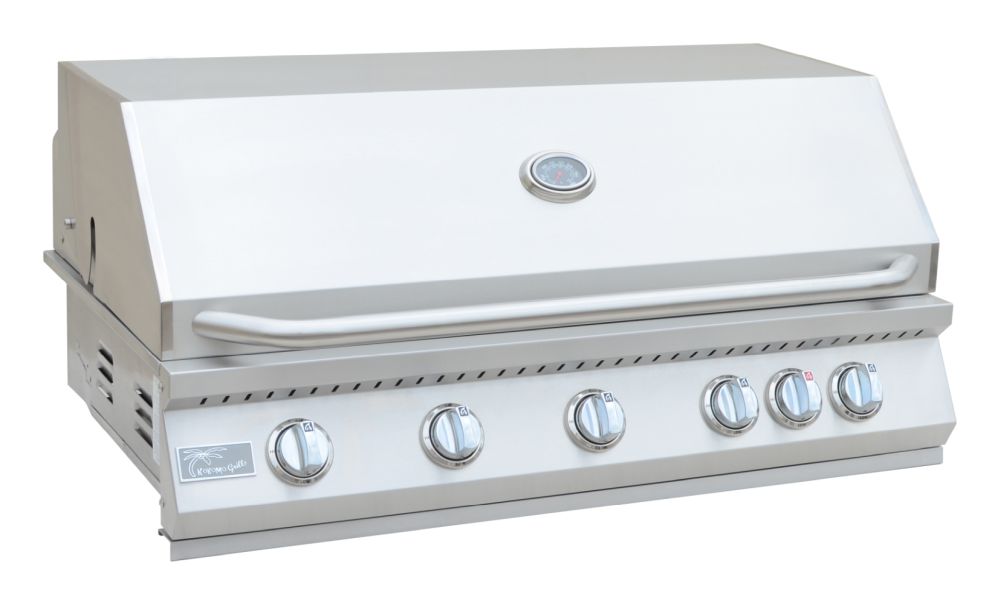 KoKoMo 40" Built in Gas Grill (5 Burner/Back Burner)