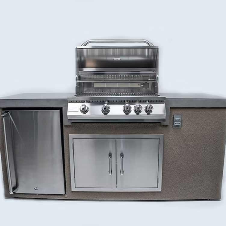 KoKoMo Straight 7' BBQ Island