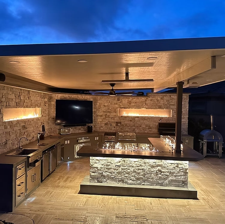 KoKoMo Luxury Outdoor Kitchen BBQ Grill Island