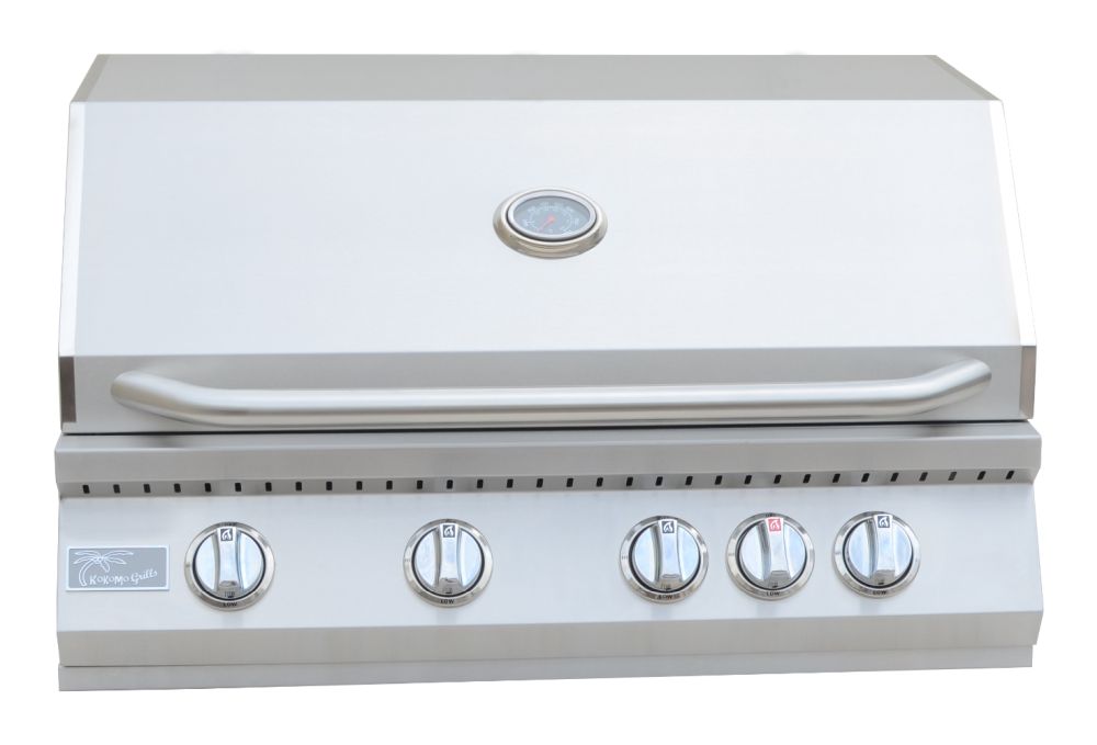 KoKoMo 32" Built in Gas Grill (4 Burner/Back Burner)