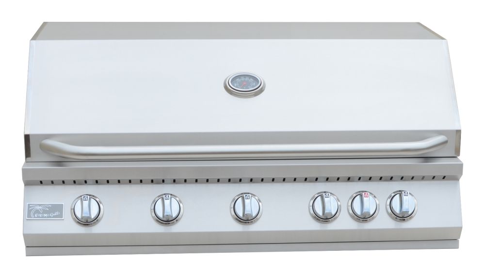 KoKoMo 40" Built in Gas Grill (5 Burner/Back Burner)