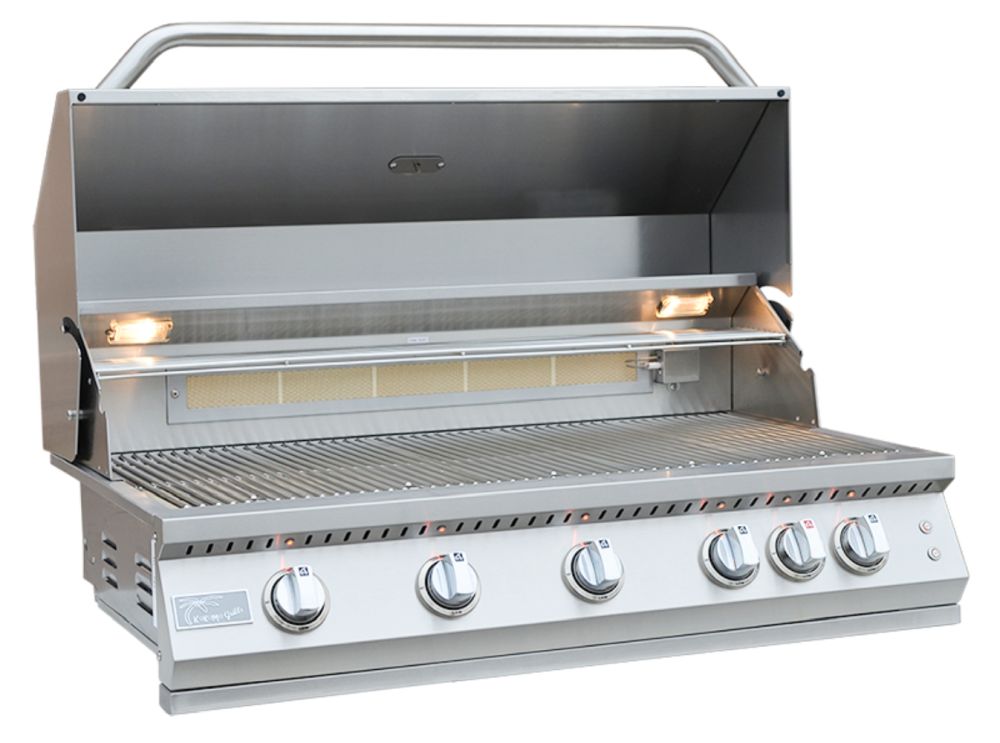 KoKoMo 40" Professional Built in Gas Grill (5 Burner/Back Burner)