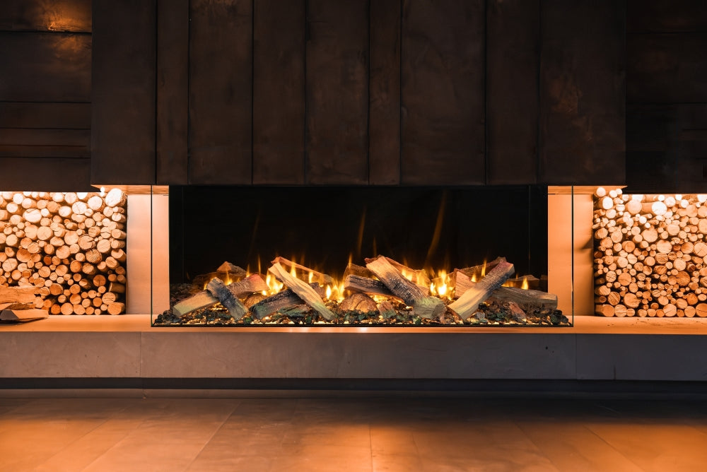 Amantii LumaForest 3-Sided Built-In Electric Fireplace