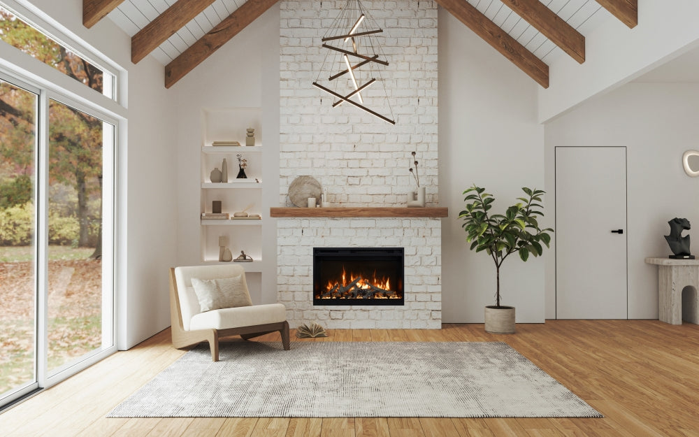 Amantii RusticStone Built-In & Insert Electric Fireplace