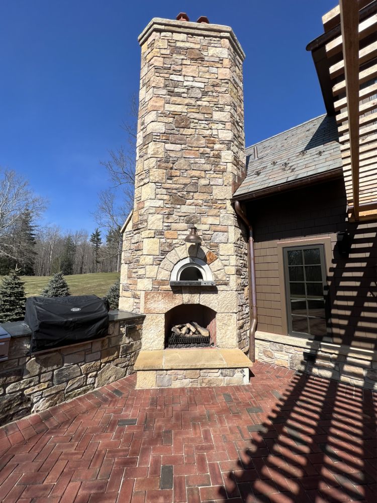 HPC Fire Di Napoli Series Hybrid Dual Fuel Wood & Gas Burning Built-In Pizza Oven (Ready to Finish)