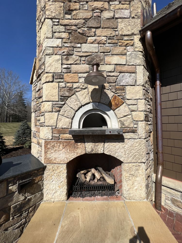 HPC Fire Di Napoli Series Hybrid Dual Fuel Wood & Gas Burning Built-In Pizza Oven (Ready to Finish)