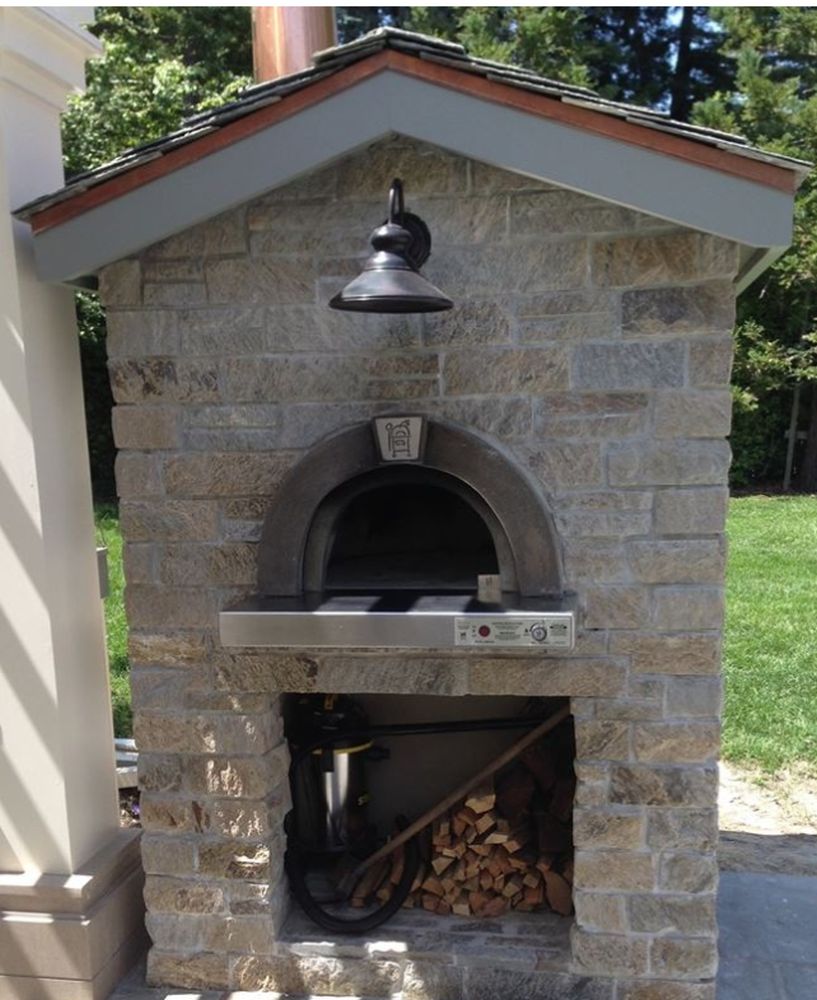 HPC Fire Di Napoli Series Hybrid Dual Fuel Wood & Gas Burning Built-In Pizza Oven (Ready to Finish)