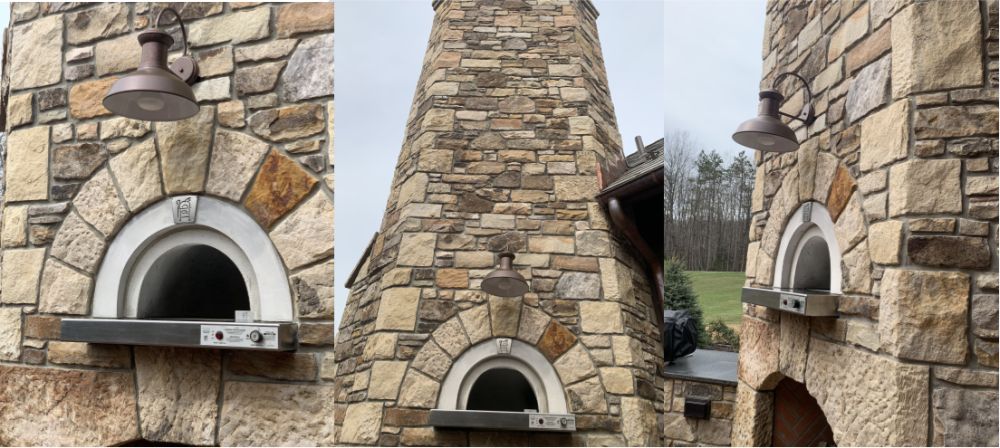 HPC Fire Di Napoli Series Hybrid Dual Fuel Wood & Gas Burning Built-In Pizza Oven (Ready to Finish)