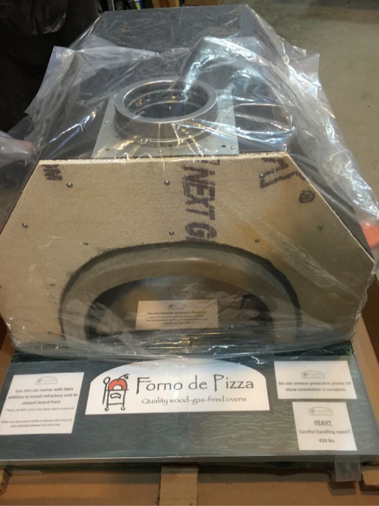 HPC Fire Di Napoli Series Hybrid Dual Fuel Wood & Gas Burning Built-In Pizza Oven (Ready to Finish)