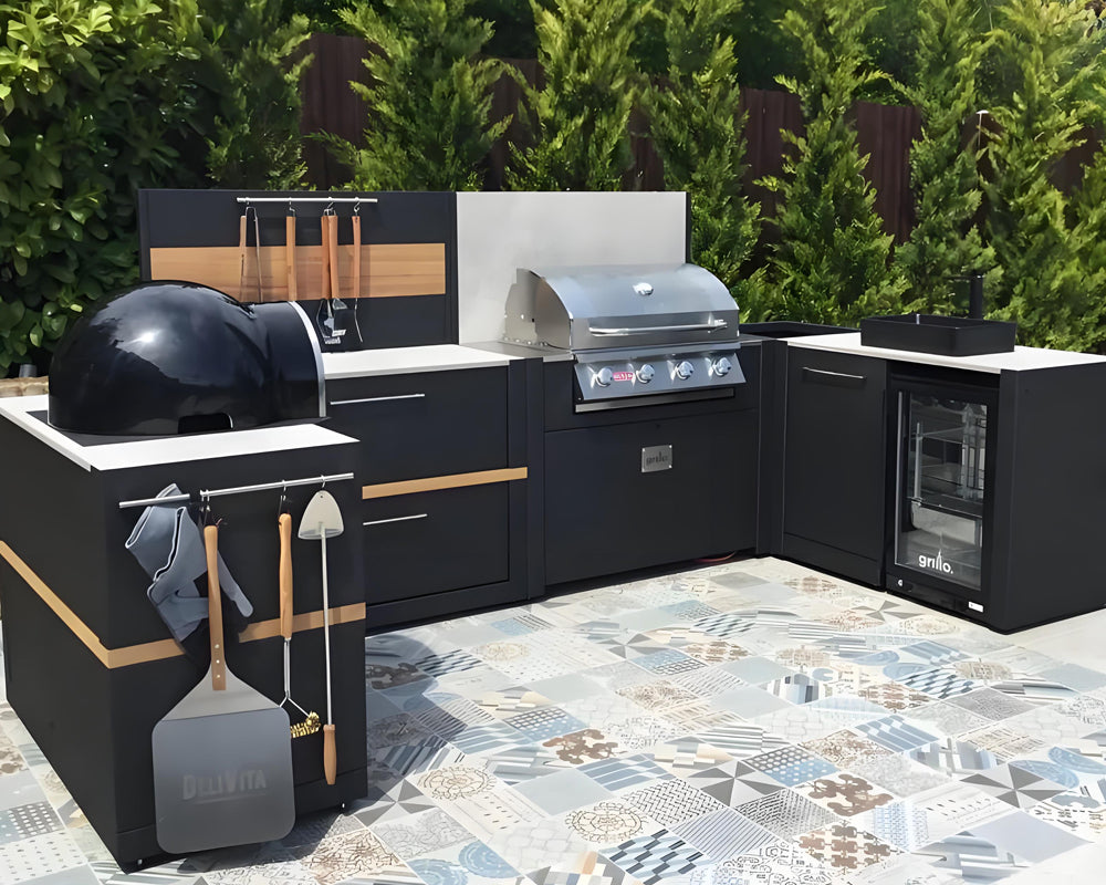 Island Outdoor BBQ Kitchen