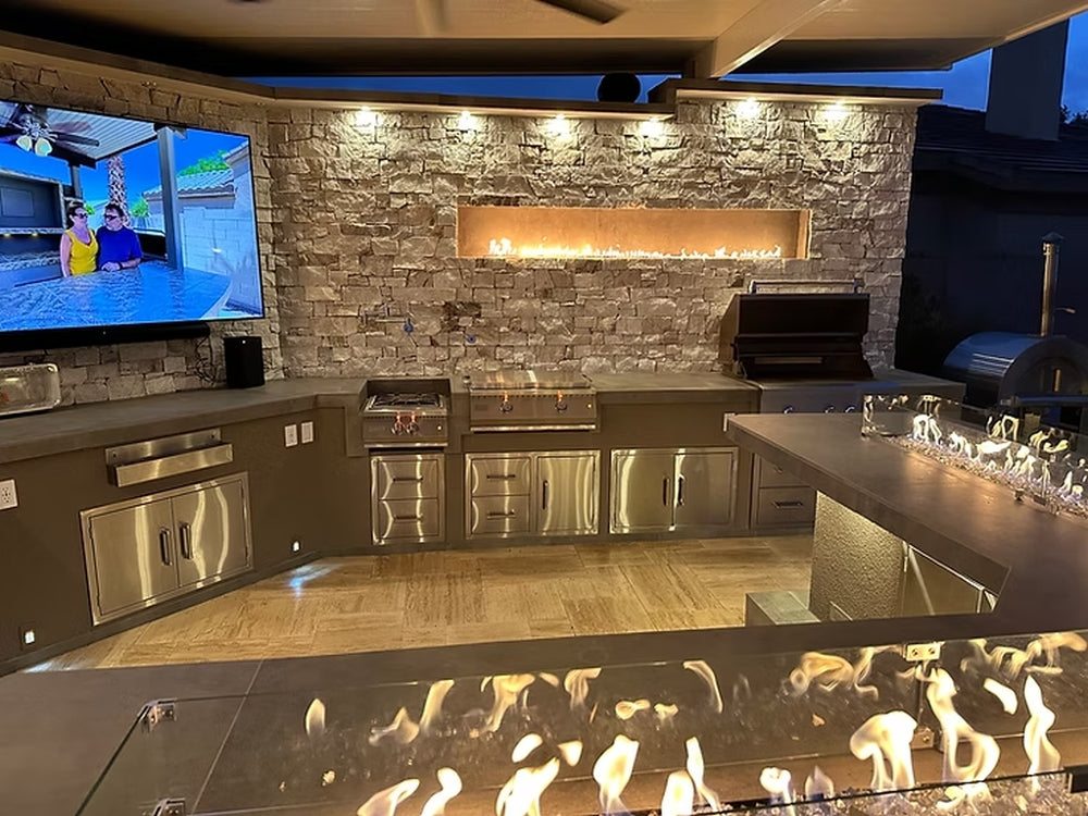 KoKoMo Luxury Outdoor Kitchen BBQ Grill Island