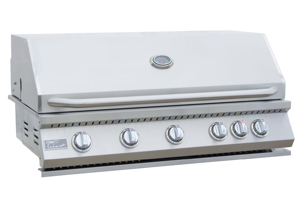 KoKoMo 40" Built in Gas Grill (5 Burner/Back Burner)