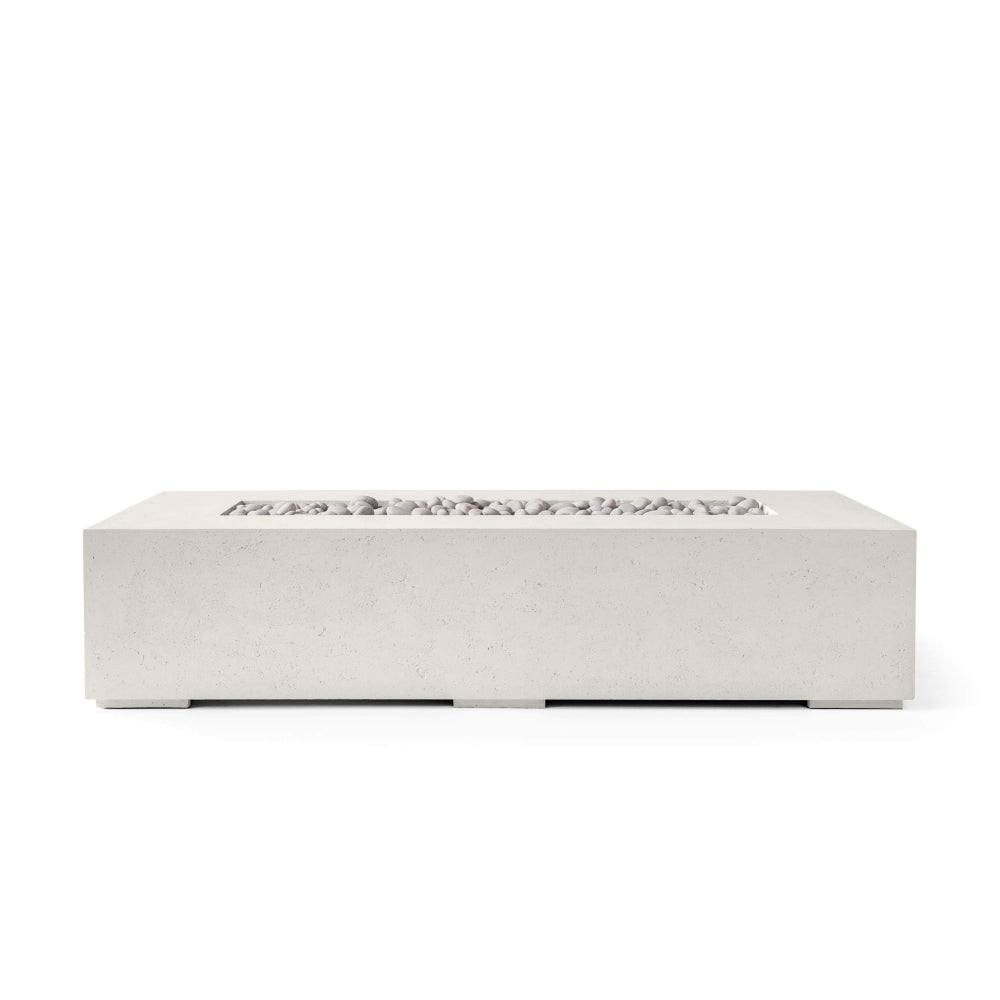 HPC Sonoma Lightweight Concrete Rectangular Fire Pit