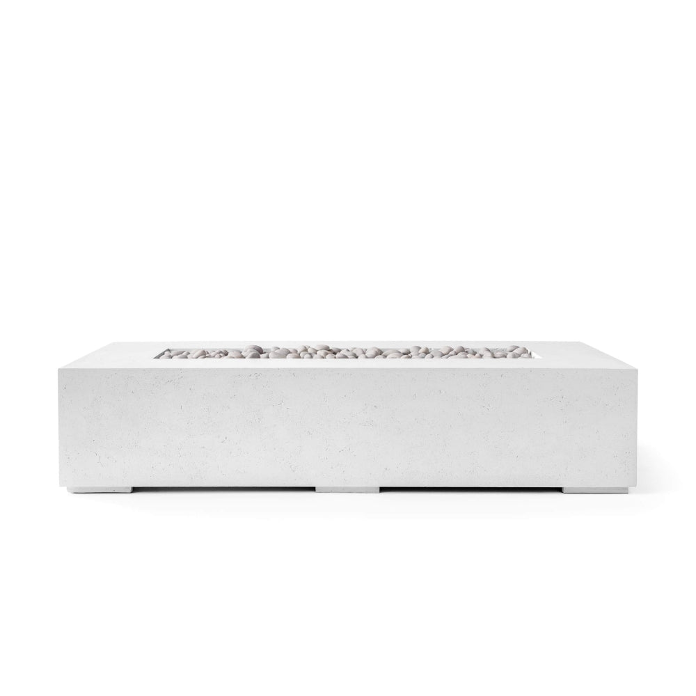 HPC Sonoma Lightweight Concrete Rectangular Fire Pit