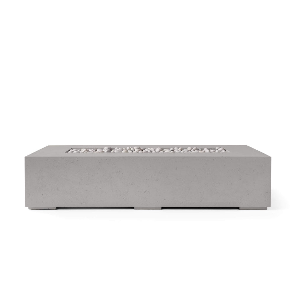 HPC Sonoma Lightweight Concrete Rectangular Fire Pit